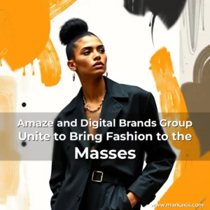 Artistic representation for Amaze and Digital Brands Group Unite to Bring Fashion to the Masses