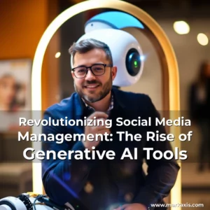 Artistic representation for Revolutionizing Social Media Management: The Rise of Generative AI Tools