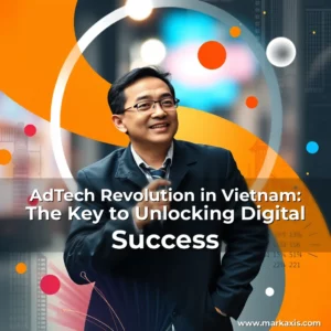 Artistic representation for AdTech Revolution in Vietnam: The Key to Unlocking Digital Success