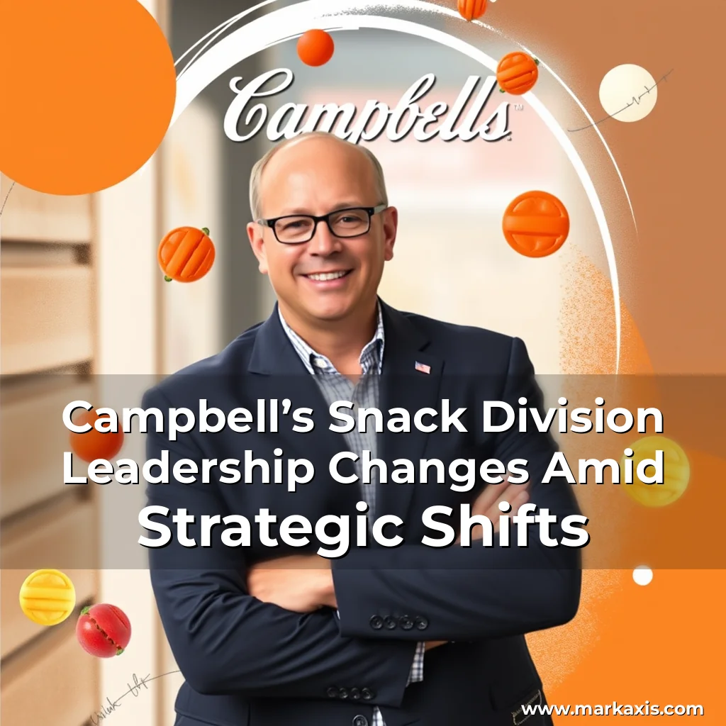 Artistic representation for Campbell’s Snack Division Leadership Changes Amid Strategic Shifts