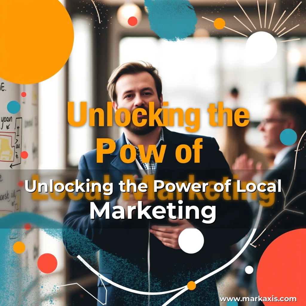 Artistic representation for Unlocking the Power of Local Marketing