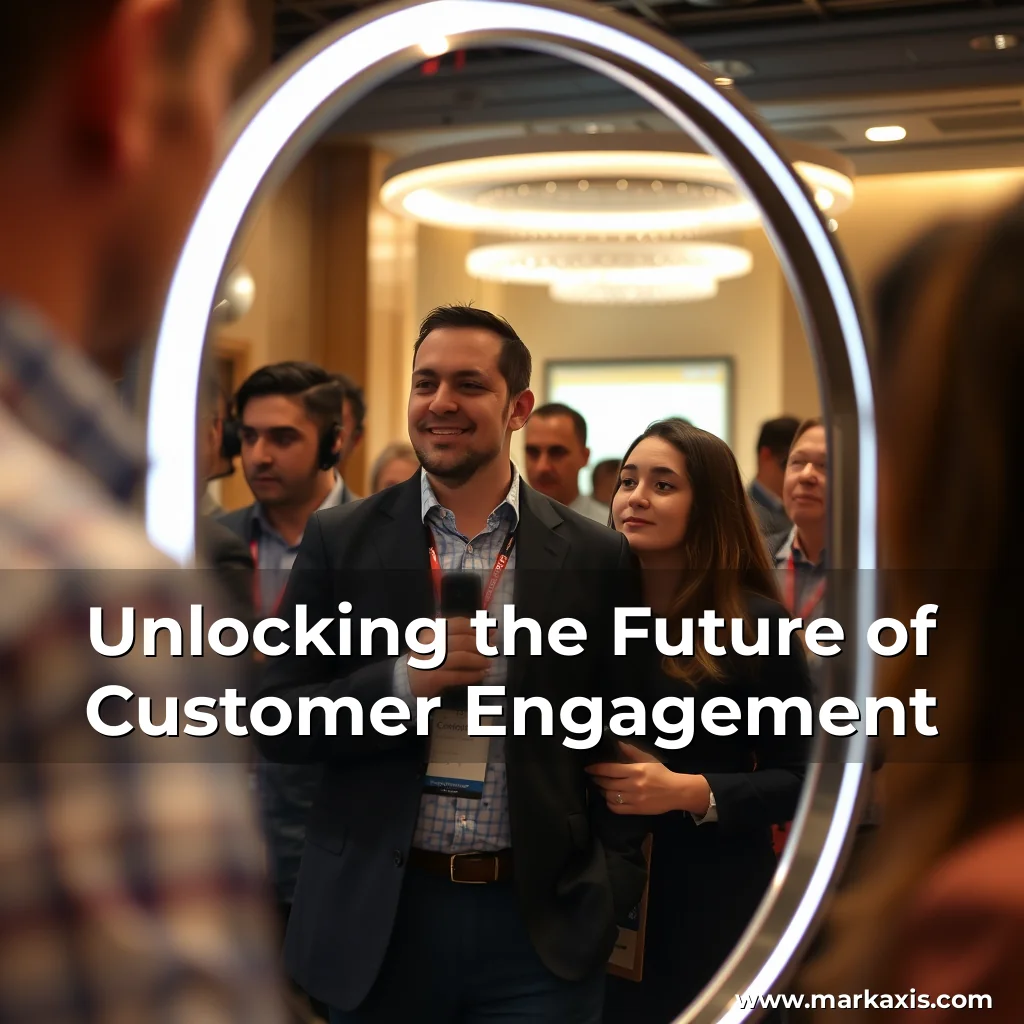 Artistic representation for Unlocking the Future of Customer Engagement