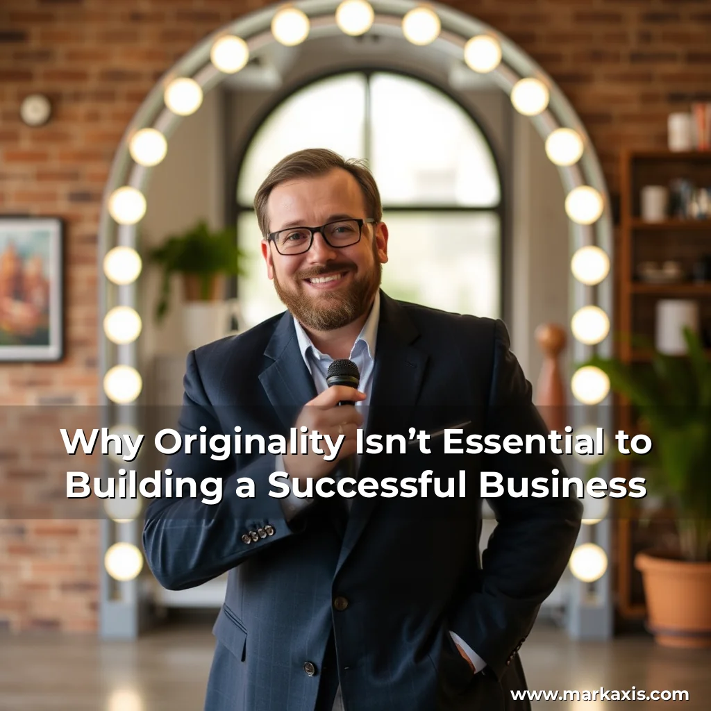 Artistic representation for Why Originality Isn’t Essential to Building a Successful Business