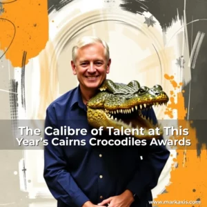 Artistic representation for The Calibre of Talent at This Year’s Cairns Crocodiles Awards