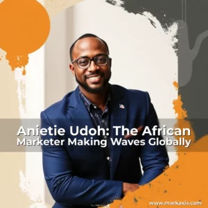 Artistic representation for Anietie Udoh: The African Marketer Making Waves Globally