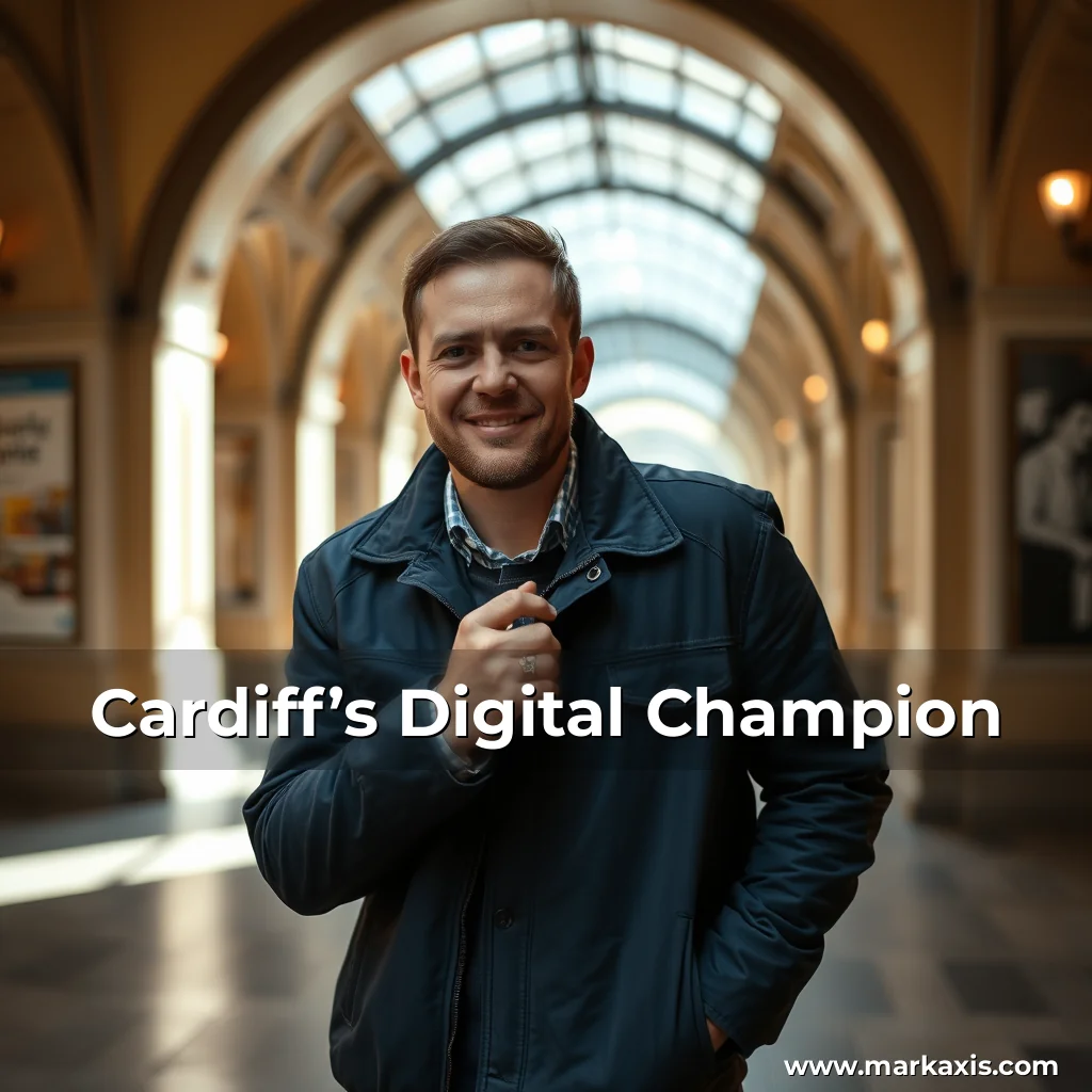 Artistic representation for Cardiff’s Digital Champion