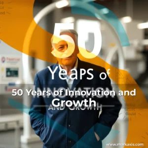 Artistic representation for 50 Years of Innovation and Growth