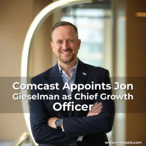 Artistic representation for Comcast Appoints Jon Gieselman as Chief Growth Officer