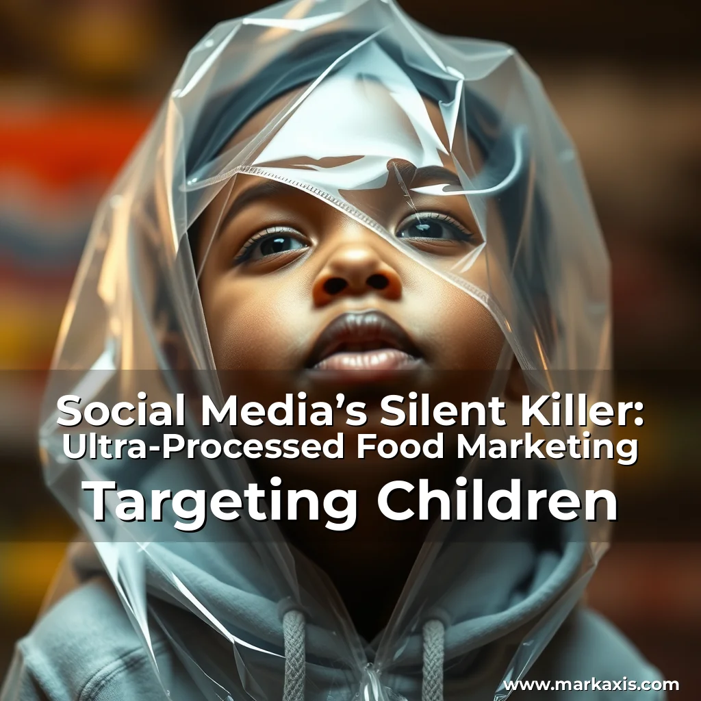 Artistic representation for Social Media’s Silent Killer: Ultra-Processed Food Marketing Targeting Children