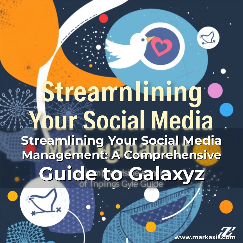 Artistic representation for Streamlining Your Social Media Management: A Comprehensive Guide to Galaxyz