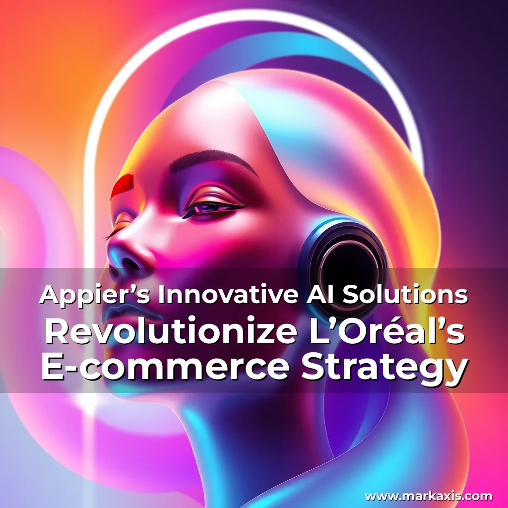 Artistic representation for Appier’s Innovative AI Solutions Revolutionize L’Oréal’s E-commerce Strategy