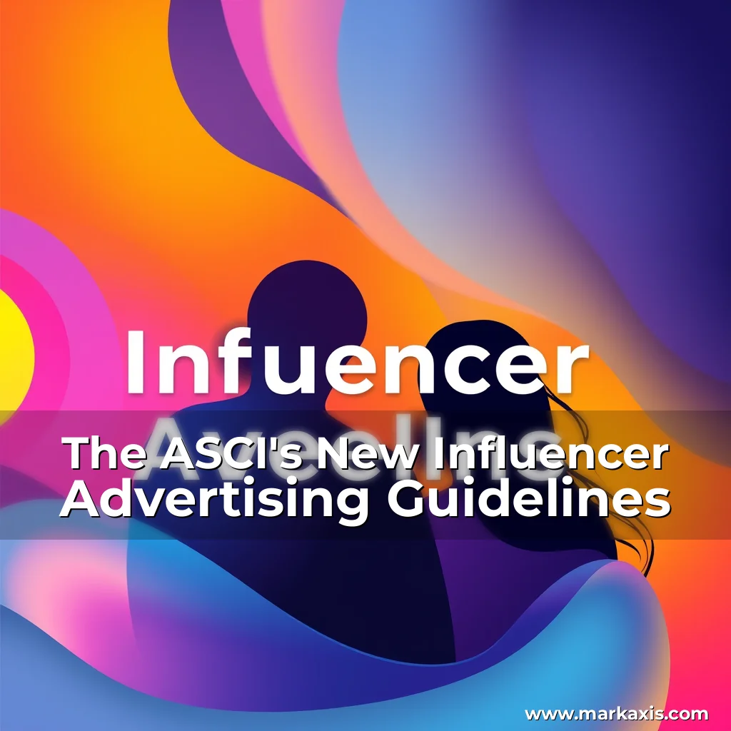 Artistic representation for The ASCI's New Influencer Advertising Guidelines