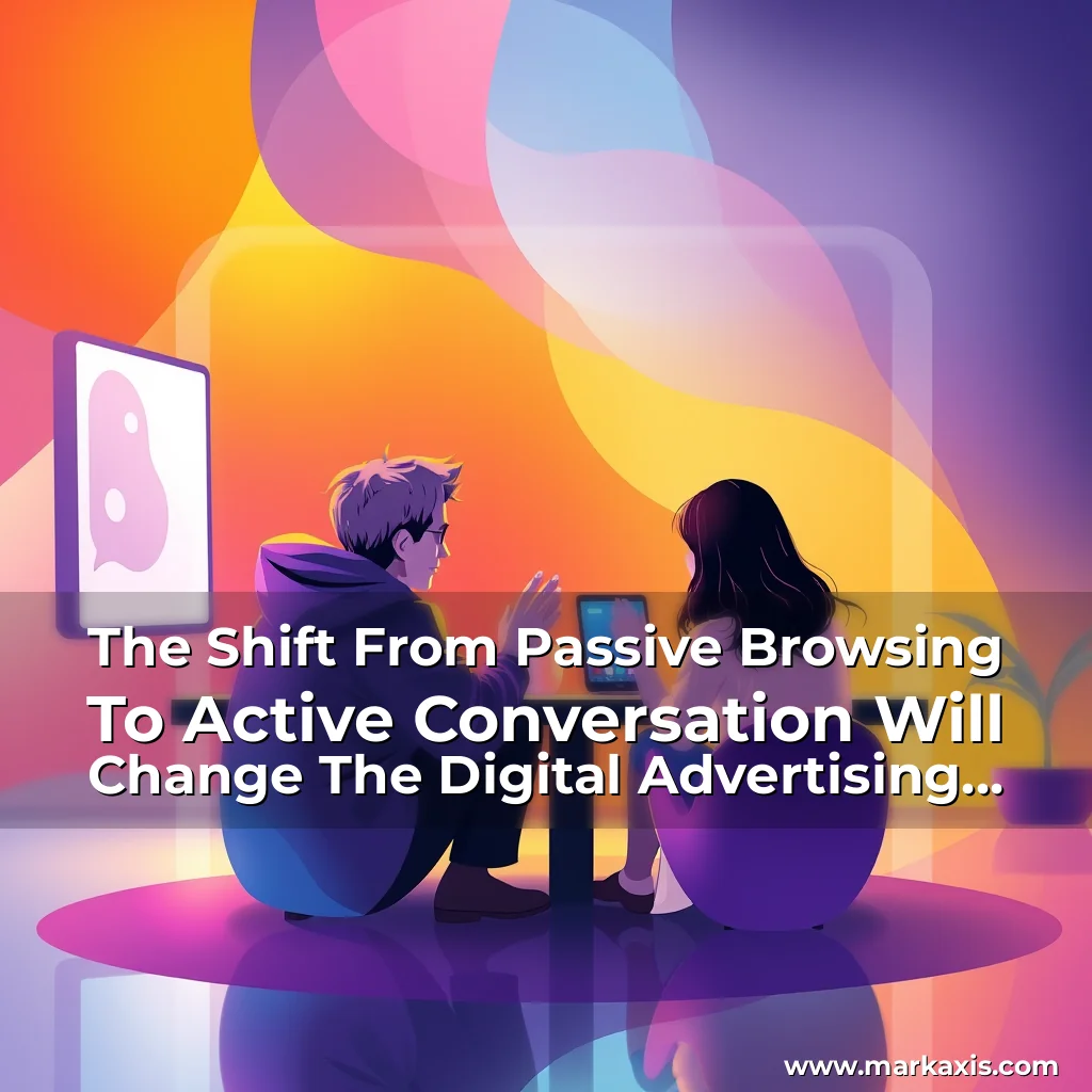 Artistic representation for The Shift From Passive Browsing To Active Conversation Will Change The Digital Advertising Landscape