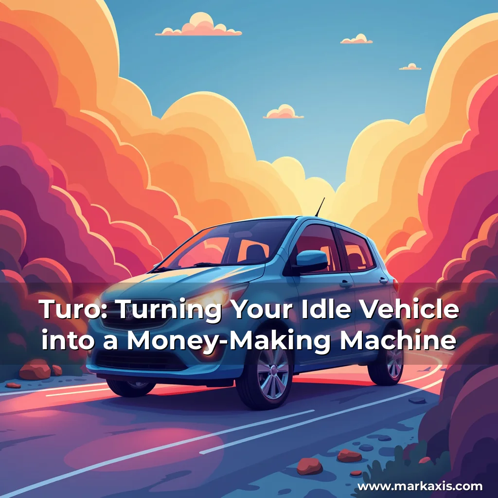 Artistic representation for Turo: Turning Your Idle Vehicle into a Money-Making Machine
