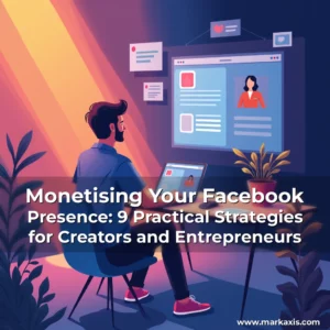 Artistic representation for Monetising Your Facebook Presence: 9 Practical Strategies for Creators and Entrepreneurs