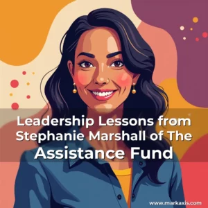 Artistic representation for Leadership Lessons from Stephanie Marshall of The Assistance Fund