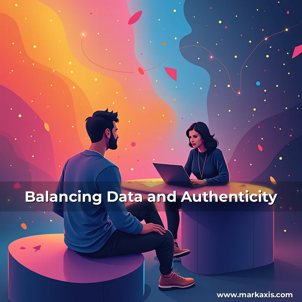 Artistic representation for Balancing Data and Authenticity