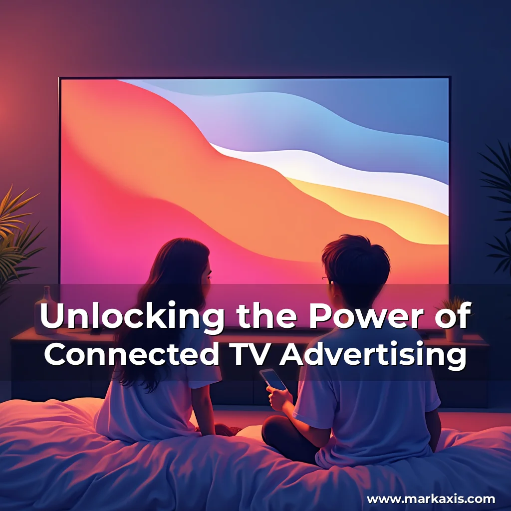 Artistic representation for Unlocking the Power of Connected TV Advertising