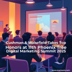 Artistic representation for Cushman & Wakefield Takes Top Honors at 11th Phoenix Tree Digital Marketing Summit 2025