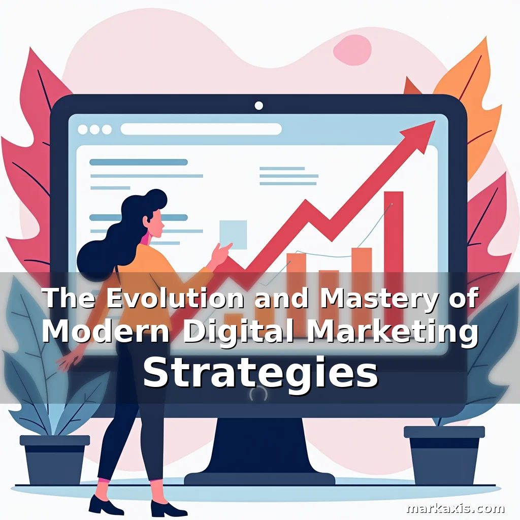 Artistic representation for The Evolution and Mastery of Modern Digital Marketing Strategies