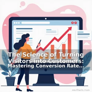 Artistic representation for The Science of Turning Visitors into Customers: Mastering Conversion Rate Optimization